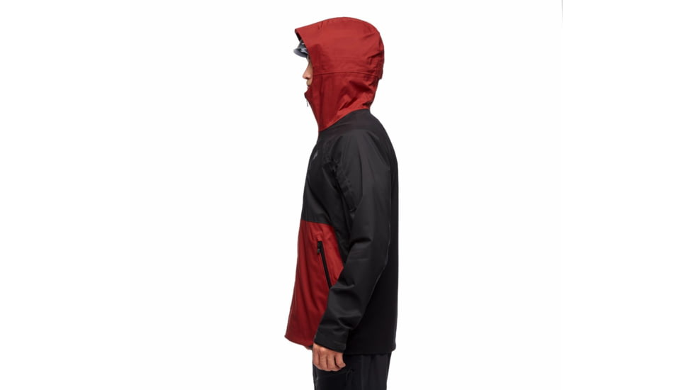 Black Diamond Boundary Line Insulated Jck - Mens, Dark Crimson/Black, Large, AP7460609162LRG1