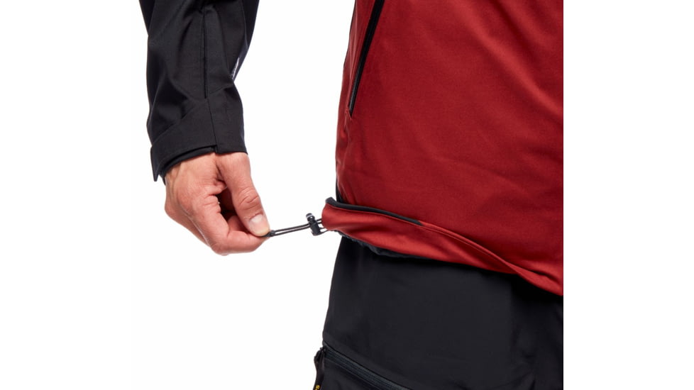 Black Diamond Boundary Line Insulated Jck - Mens, Dark Crimson/Black, Large, AP7460609162LRG1