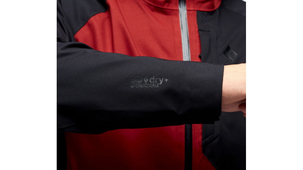Black Diamond Boundary Line Insulated Jck - Mens, Dark Crimson/Black, Large, AP7460609162LRG1