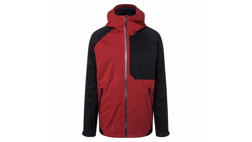 Black Diamond Boundary Line Insulated Jck - Mens, Dark Crimson/Black, Large, AP7460609162LRG1