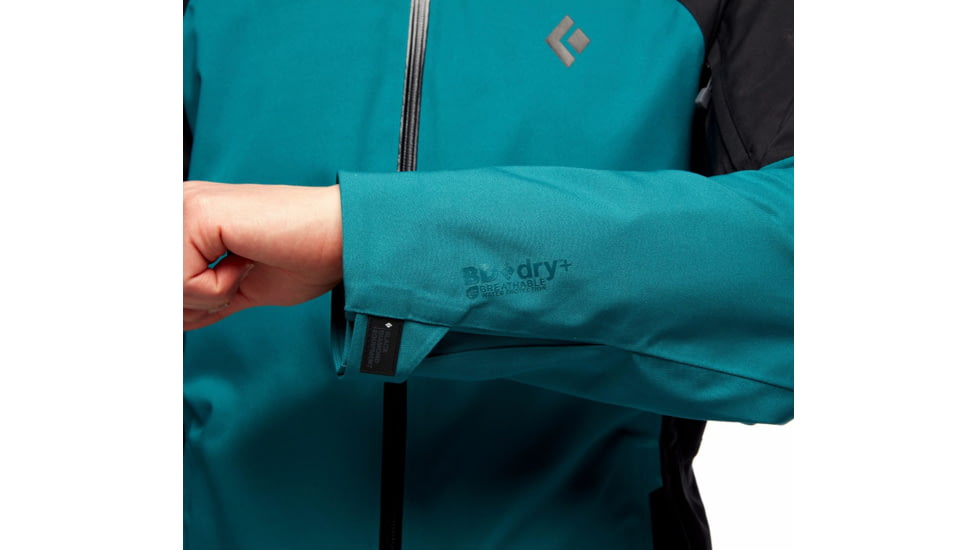Black Diamond Boundary Line Insulated Jck - Womens, Sea Pine/Black, Large, AP7460619179LRG1
