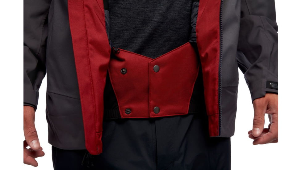 Black Diamond Boundary Line Mapp Insul Jck - Mens, Dark Crimson/Carbon, Medium, AP7461809163MED1