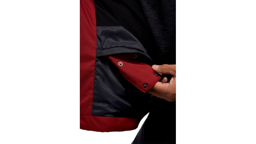 Black Diamond Boundary Line Mapp Insul Jck - Mens, Dark Crimson/Carbon, Medium, AP7461809163MED1
