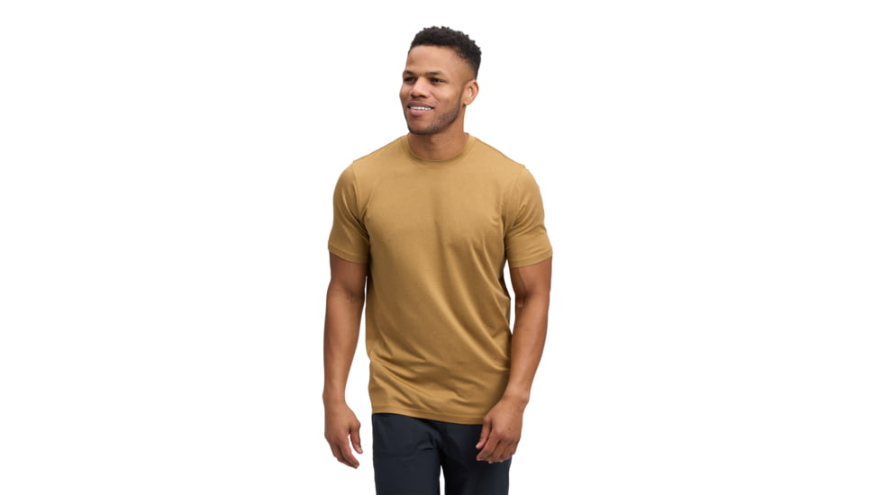 Black Diamond Circuit Short Sleeve Tee - Mens, Flax, Large, AP7520162021LRG1