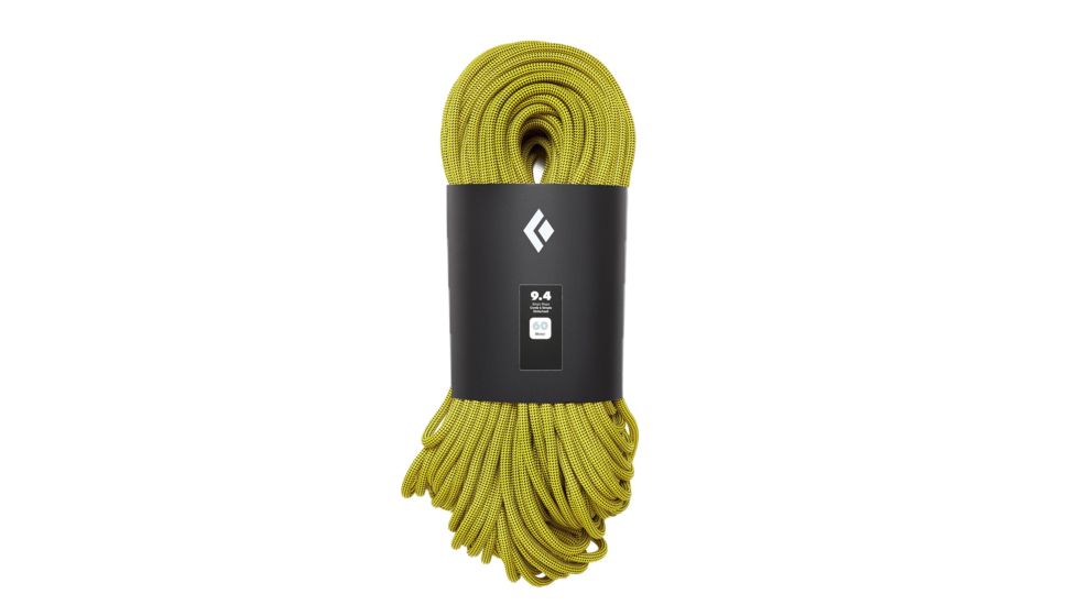Black Diamond Climbing 9.4 mm Rope, Gold, 60m, BD323021GOLD0601
