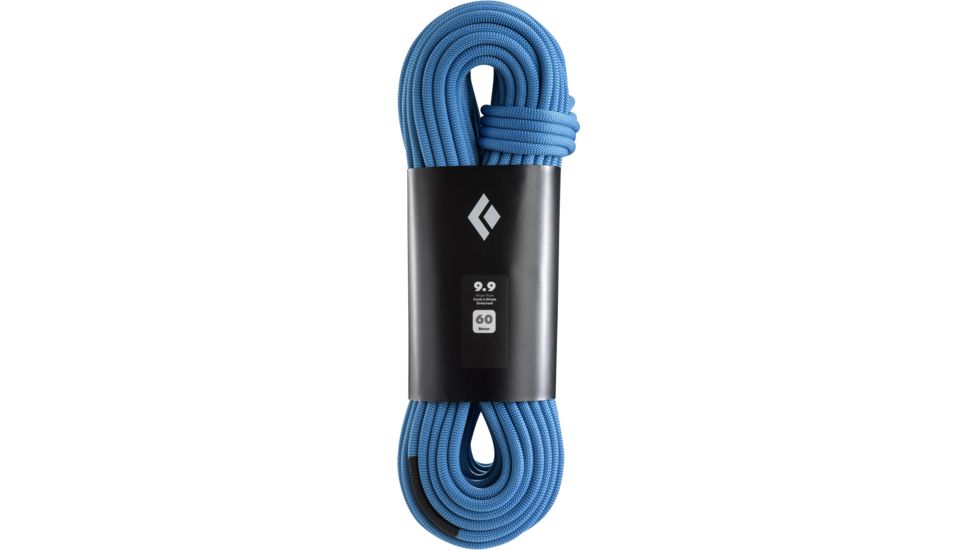 Black Diamond Climbing 9.9 mm Rope-Dual Blue-60 m
