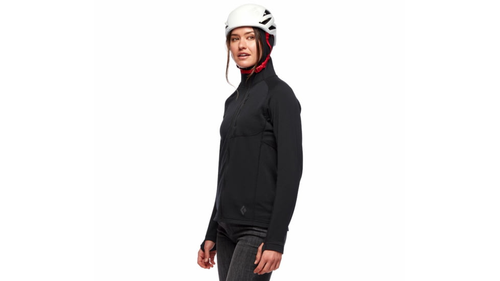 Black Diamond Coefficient Fleece Hoody - Womens, Black, Medium, AP7440210002MED1