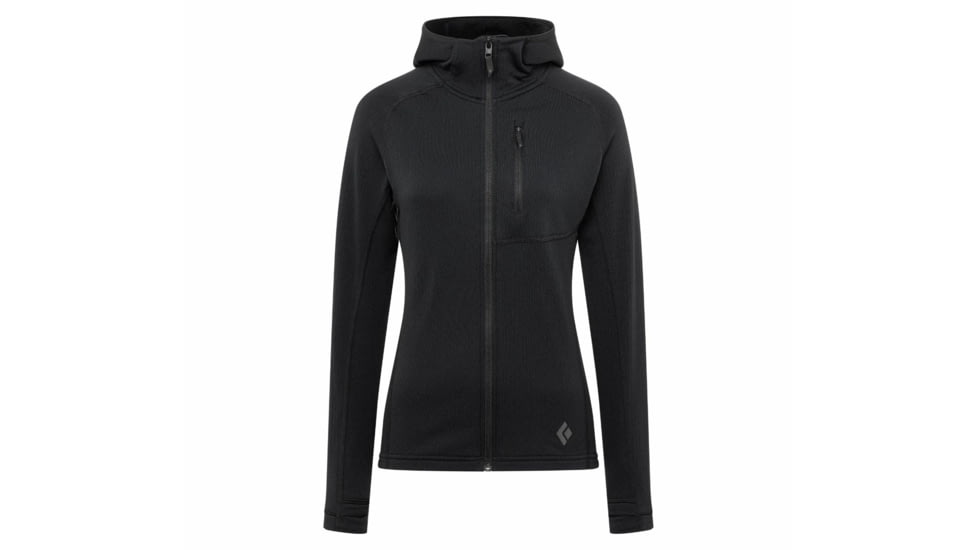 Black Diamond Coefficient Fleece Hoody - Womens, Black, Medium, AP7440210002MED1