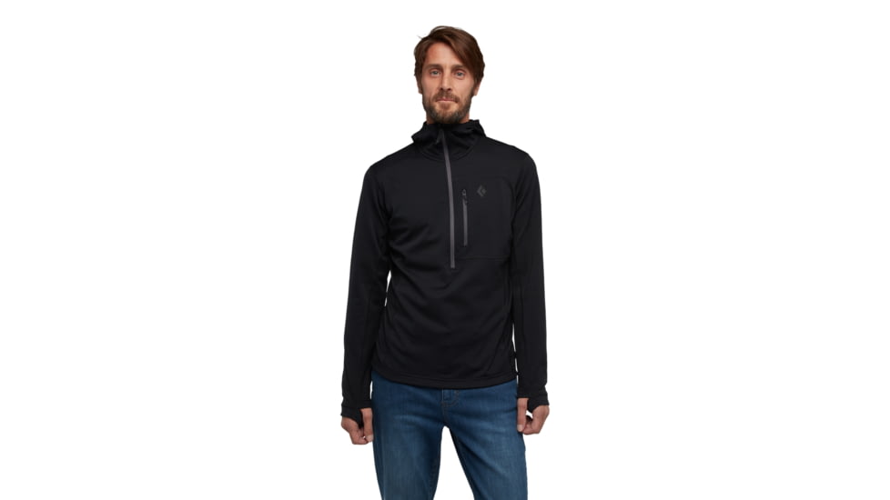 Black Diamond Coefficient QZ Hoody - Mens, Black, Medium, AP7524260002MED1