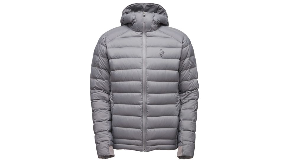 Black Diamond Cold Forge Mens Hoody, Ash, Extra Large, APC4L5030XLG1
