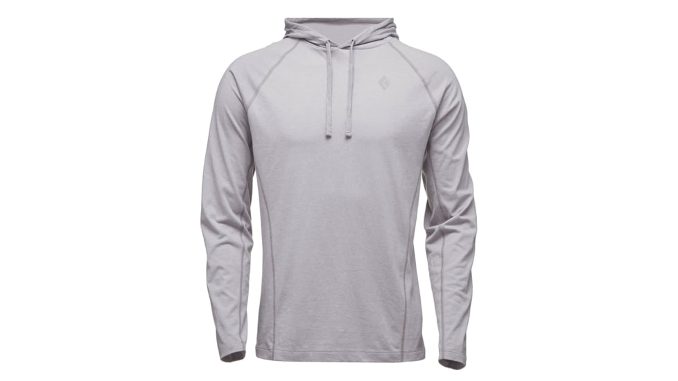 Black Diamond Crag Mens Hoodies, Aluminum, Large, APCR54110LRG1