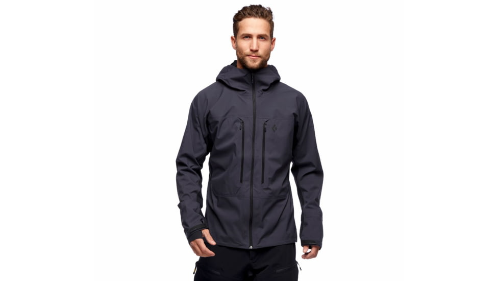 Black Diamond Dawn Patrol Hybrid Shell Jacket - Men's, Carbon, Medium, AP7450040003MED1