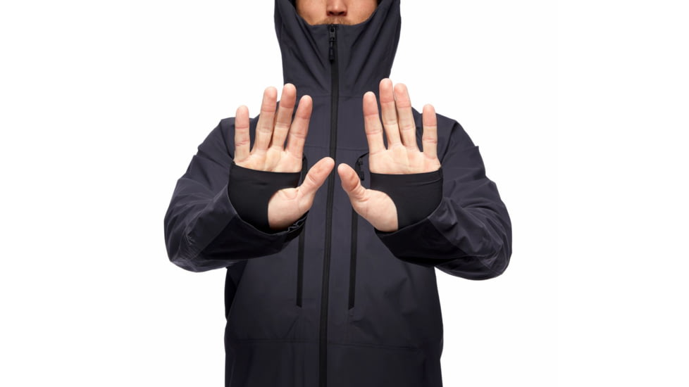 Black Diamond Dawn Patrol Hybrid Shell Jacket - Men's, Carbon, Medium, AP7450040003MED1