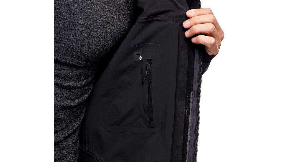 Black Diamond Dawn Patrol Hybrid Shell Jacket - Men's, Carbon, Medium, AP7450040003MED1