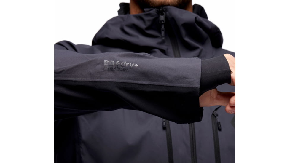 Black Diamond Dawn Patrol Hybrid Shell Jacket - Men's, Carbon, Medium, AP7450040003MED1