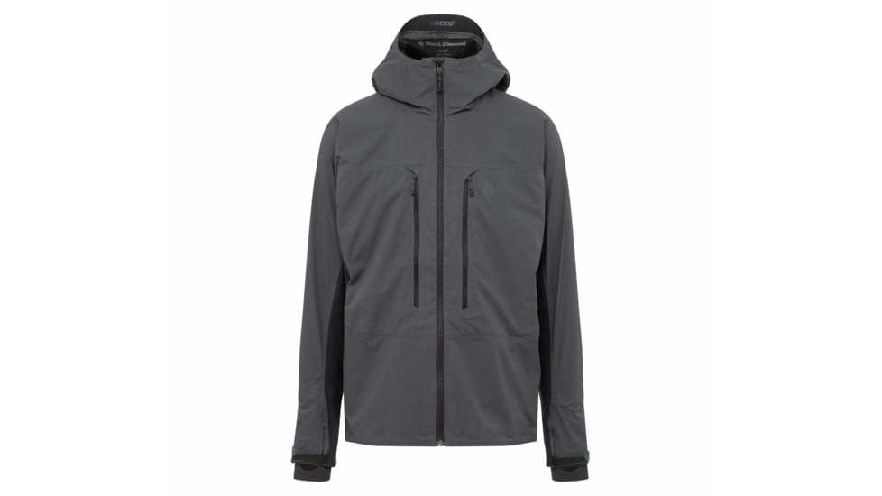Black Diamond Dawn Patrol Hybrid Shell Jacket - Men's, Carbon, Medium, AP7450040003MED1