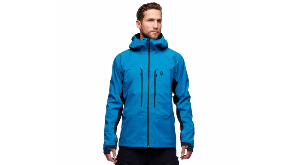 Black Diamond Dawn Patrol Hybrid Shell Jacket - Men's, Kingfisher, Large, AP7450044015LRG1
