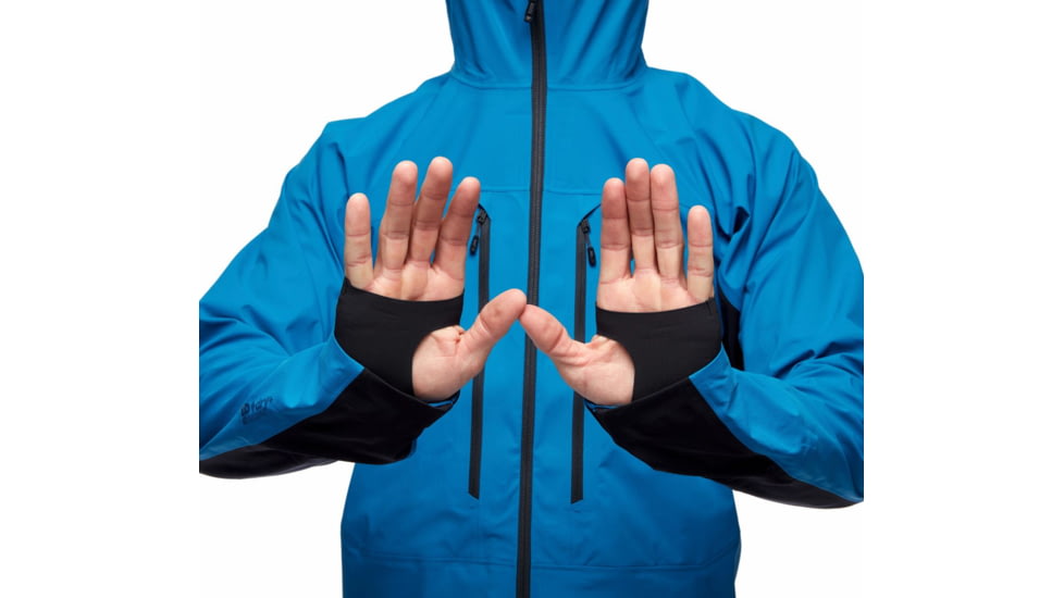 Black Diamond Dawn Patrol Hybrid Shell Jacket - Men's, Kingfisher, Large, AP7450044015LRG1