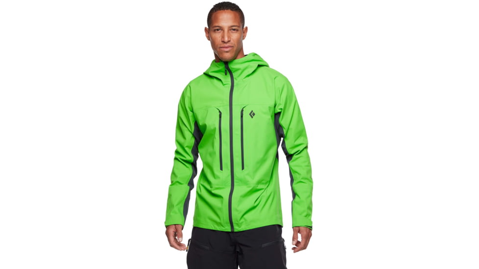 Black Diamond Dawn Patrol Hybrid Shell Jacket - Men's, Vibrant Green, Small, AP7450043048SML1