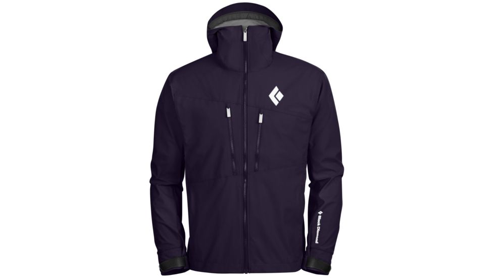 Black Diamond Dawn Patrol LT Shell Jacket - Men's-Nightshade-X-Large