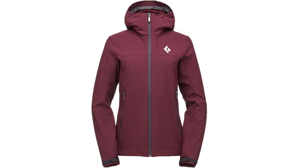 Black Diamond Dawn Patrol Shell Alpine Jackets - Womens, Bordeaux, Small, APD4OE602SML1