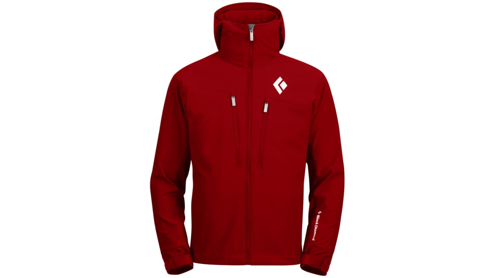 Black Diamond Dawn Patrol Shell Jacket - Men's-Deep Torch-X-Large