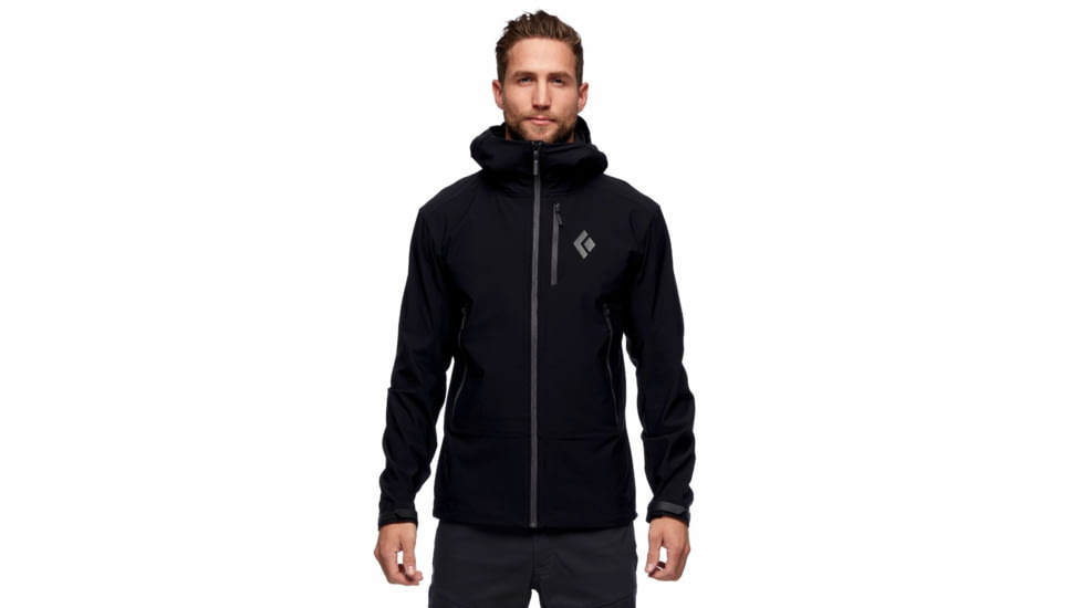 Black Diamond Dawn Patrol Shell Jacket - Mens, Black, Large, APP1SD0002LRG1