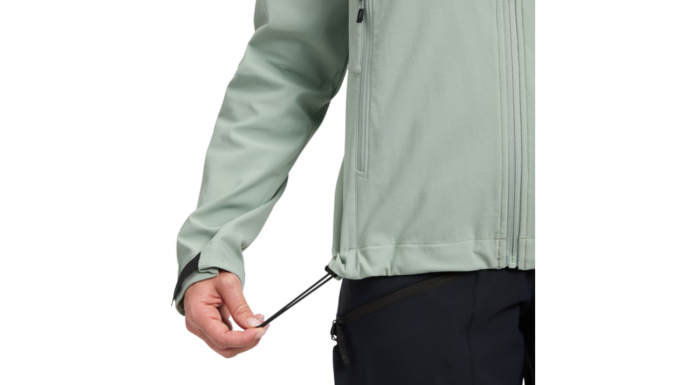 Black Diamond Dawn Patrol Softshell - Womens, Agave, Medium, AP7470073061MED1