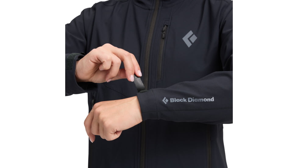 Black Diamond Dawn Patrol Softshell - Womens, Black, Medium, AP7470070002MED1