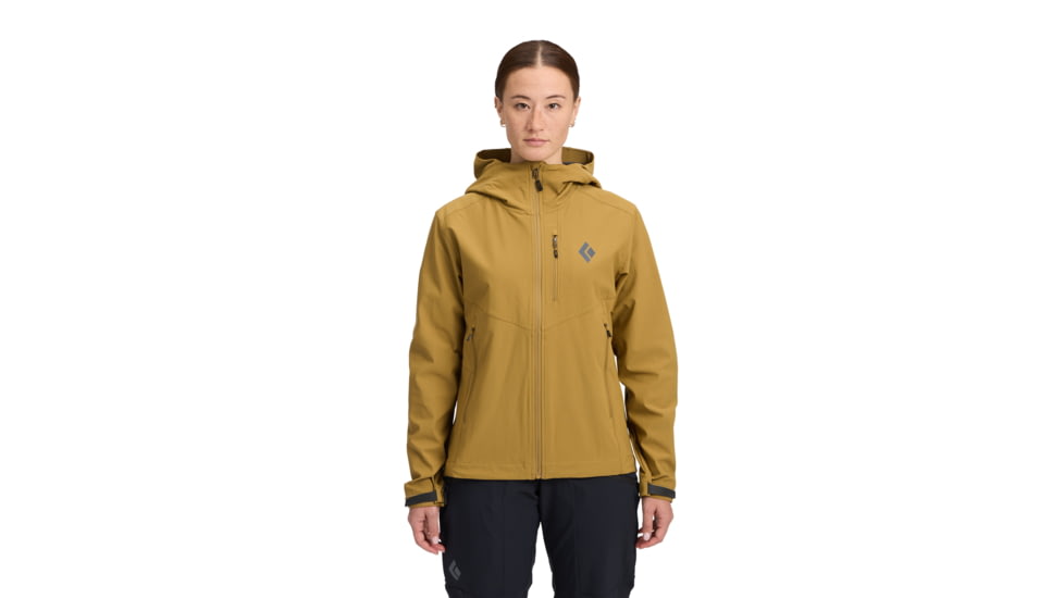 Black Diamond Dawn Patrol Softshell - Womens, Flax, Small, AP7470072021SML1