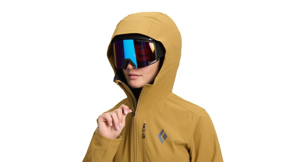 Black Diamond Dawn Patrol Softshell - Womens, Flax, Small, AP7470072021SML1