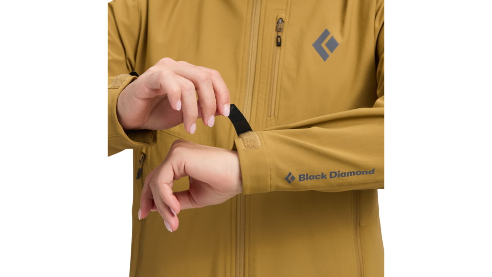 Black Diamond Dawn Patrol Softshell - Womens, Flax, Small, AP7470072021SML1