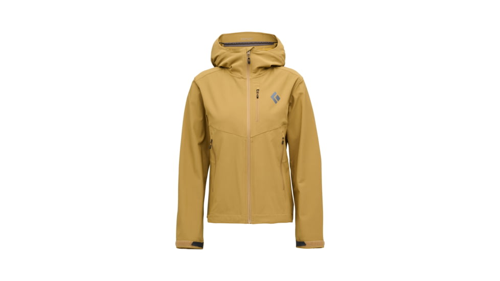 Black Diamond Dawn Patrol Softshell - Womens, Flax, Small, AP7470072021SML1