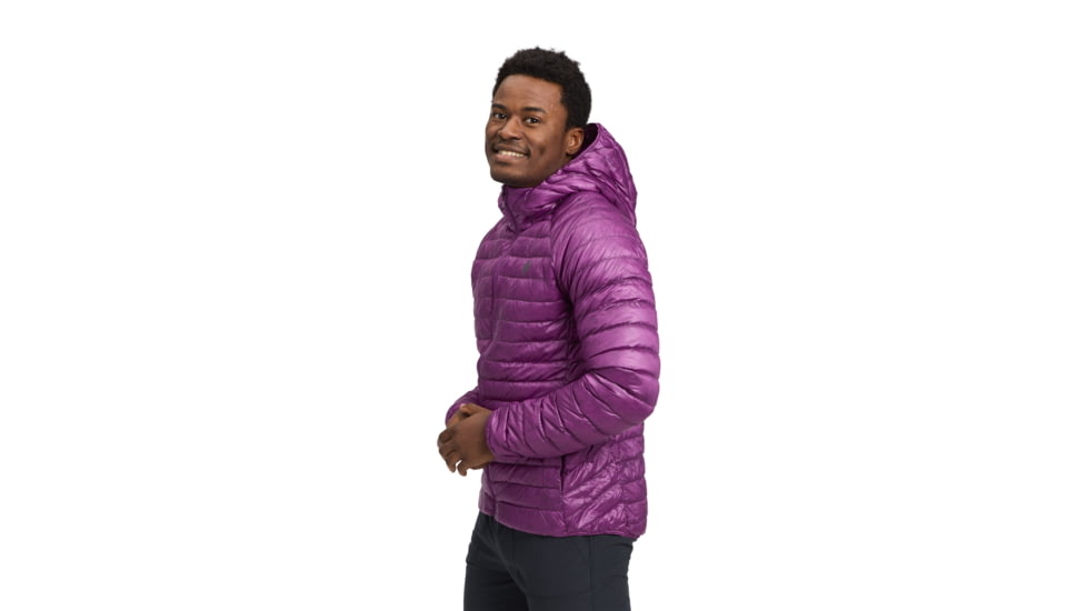 Black Diamond Deploy Down 0.5 Full Zip Hoody - Mens, Piton Purple, Medium, AP7460085022MED1