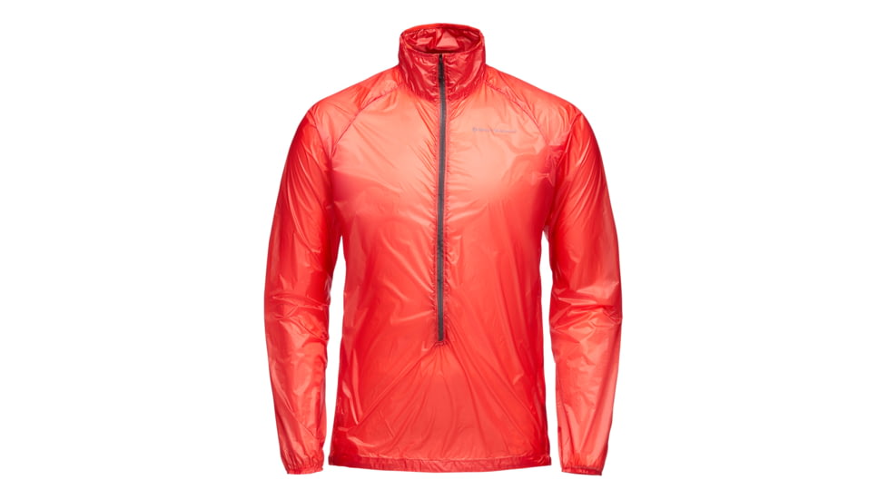 Black Diamond Deploy Wind Shell Jacket - Mens, Hyper Red, Medium, AP7470216002MED1