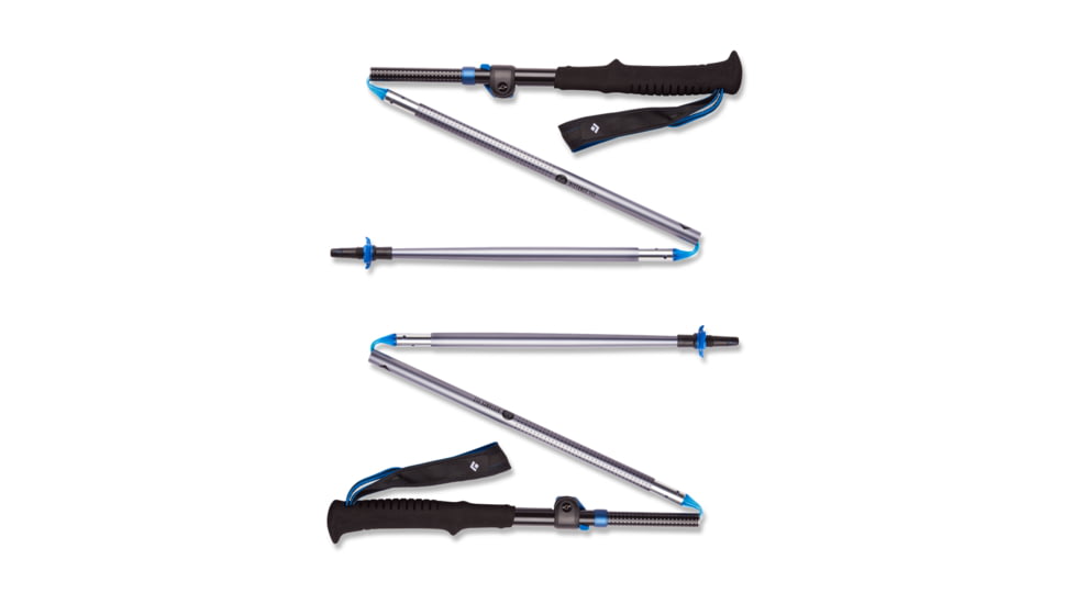 Black Diamond Distance FLZ Trekking Poles, Pewter, 140, BD11253310161401