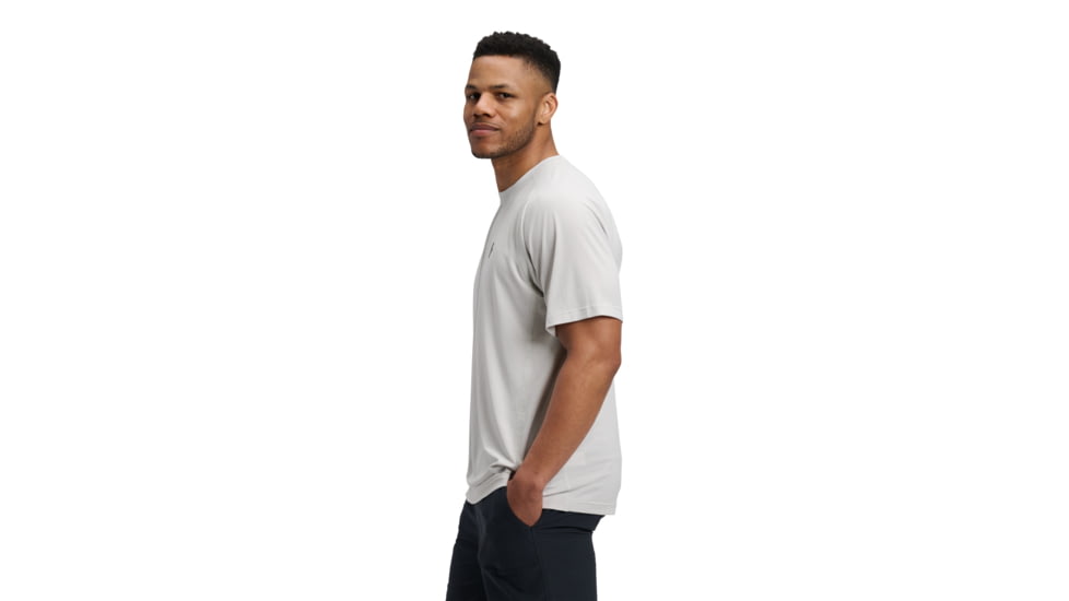 Black Diamond Distance Short Sleeve Tech Tee - Mens, Alloy, Extra Large, AP7520061000XLG1