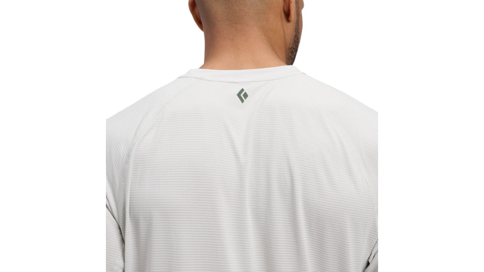 Black Diamond Distance Short Sleeve Tech Tee - Mens, Alloy, Extra Large, AP7520061000XLG1