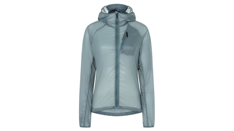 Black Diamond Distance Wind Shell Jacket - Womens, Blue Ash, Extra Large, AP7470224006XLG1