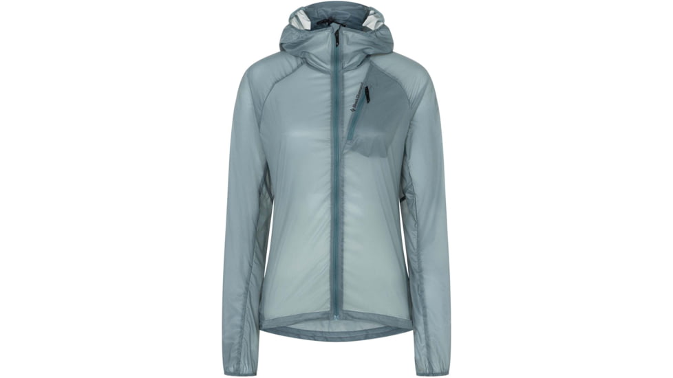 Black Diamond Distance Wind Shell Jacket - Womens, Blue Ash, Large, AP7470224006LRG1