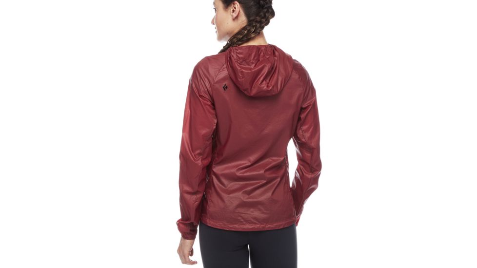 Black Diamond Distance Wind Shell Jacket - Womens, Wild Rose, Large, AP7470226012LRG1