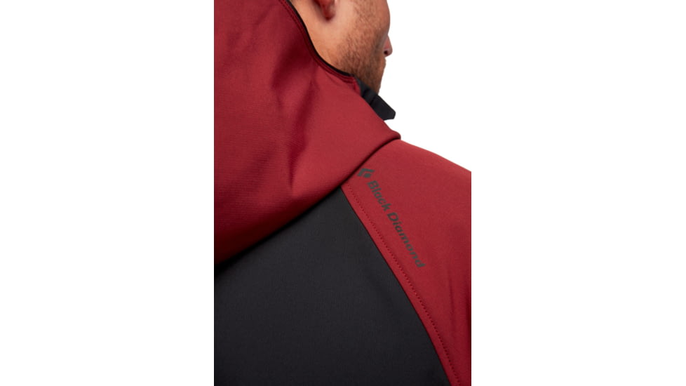 Black Diamond Element Hoody - Mens, Dark Crimson/Black, Extra Large, AP7440249162XLG1
