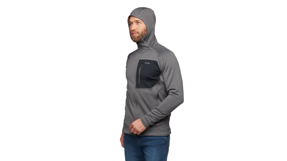 Black Diamond Factor Hoody - Mens, Granite, Medium, AP7440401007MED1