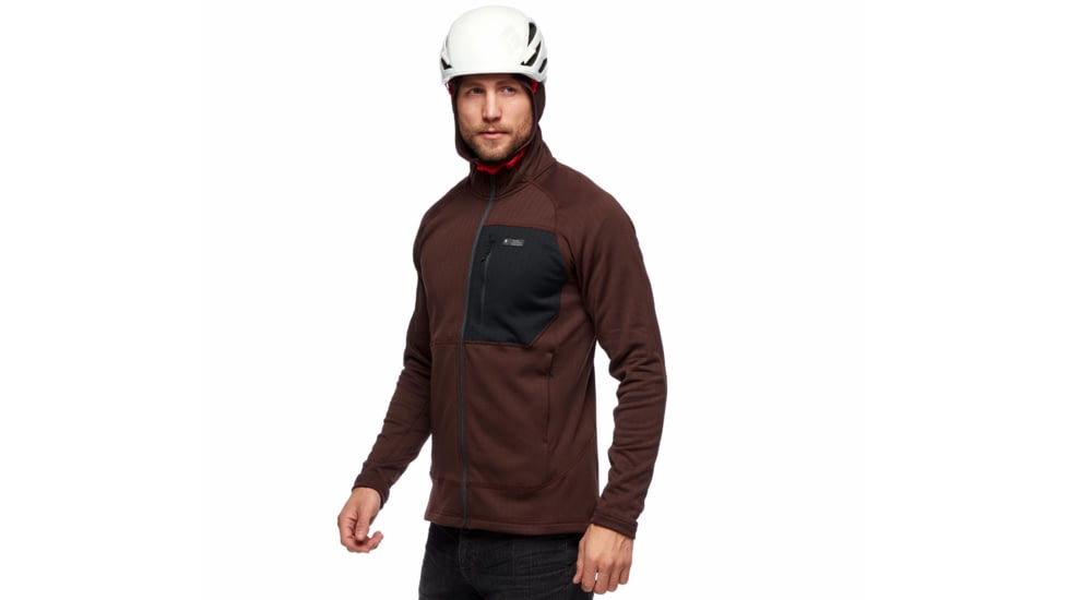 Black Diamond Factor Hoody - Mens, Port/Black, Small, AP7440409174SML1