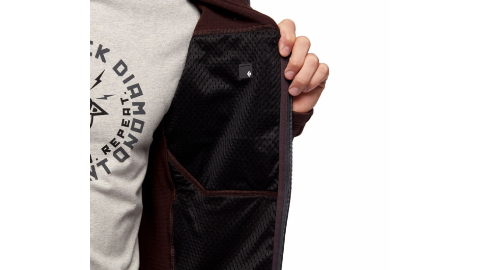 Black Diamond Factor Hoody - Mens, Port/Black, Small, AP7440409174SML1