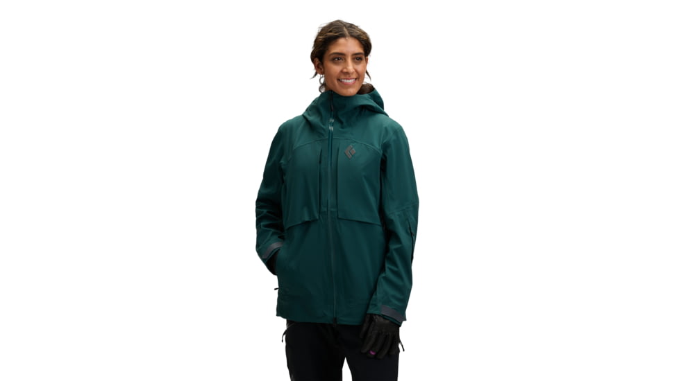 Black Diamond Factor Shell - Womens, Deep Woods, Small, AP7461083062SML1