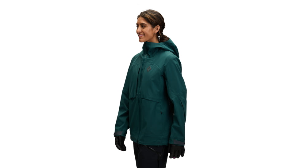 Black Diamond Factor Shell - Womens, Deep Woods, Small, AP7461083062SML1