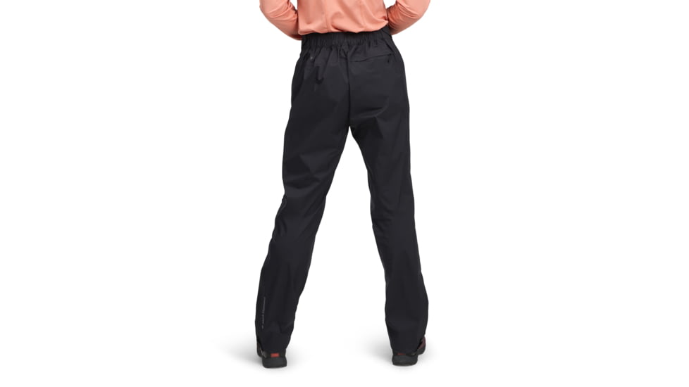 Black Diamond Fineline Stretch Full Zip Pants - Womens, Black, Small, AP7420140002SML1