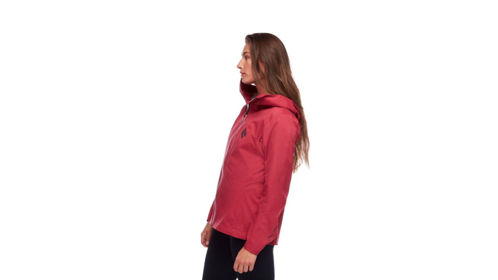 Black Diamond Fineline Stretch Rain Shell - Womens, Wild Rose, Medium, APG3E86012MED1