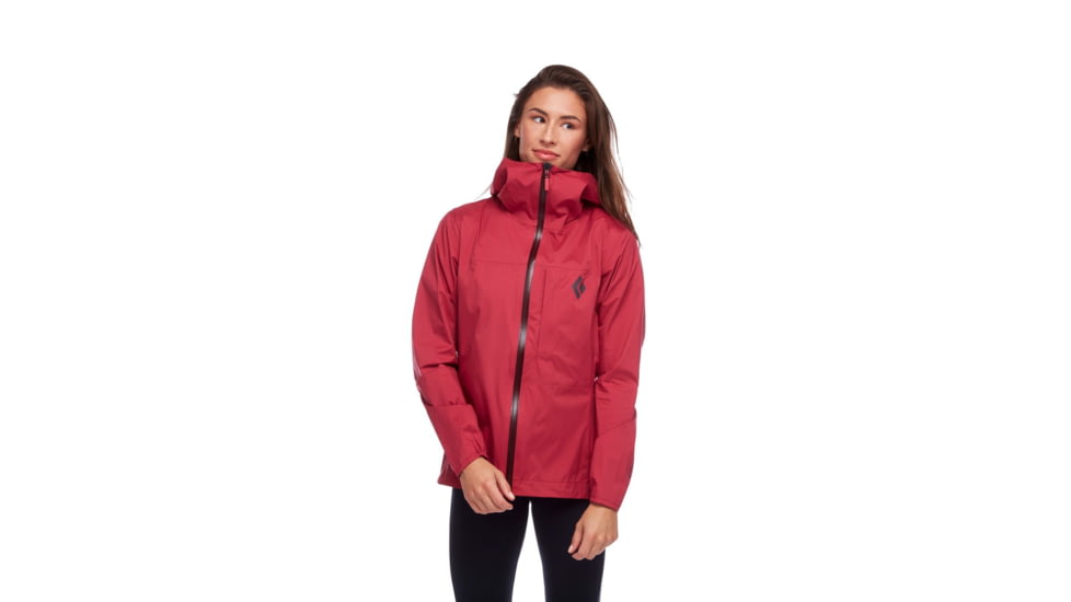 Black Diamond Fineline Stretch Rain Shell - Womens, Wild Rose, Medium, APG3E86012MED1